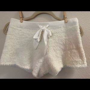 Fluffy pj shorts